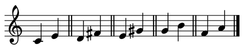 Recognizing Intervals - Major Thirds - do (re) mi