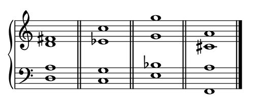 Four Triads - Open Voicing