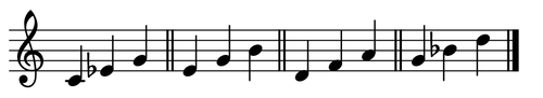 Four Minor Triads