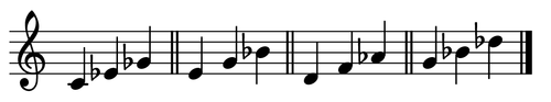 Four Diminished Triads