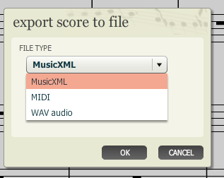Export your music for use in another program, or to save to disk Export your music for use in another program, or to save to disk