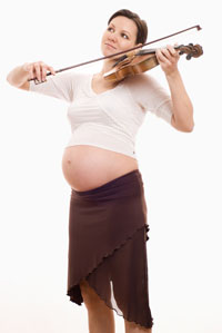 Keep playing your instrument throughout pregnancy