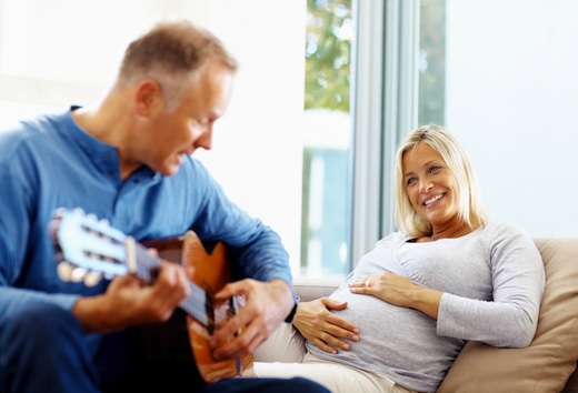Regularly sing to your baby, and encourage others to do the same