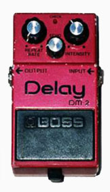 Boss DM-2 Pedal - a classic Bucket Brigade echo