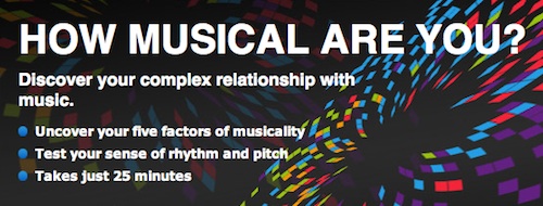 Take this Musicality Test to find out how musical you are