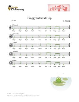 Children's Ear Training - Froggy Interval Hop