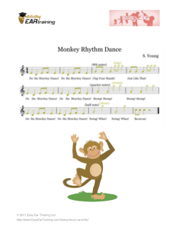 Easy Ear Training - Monkey Rhythm Dance