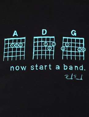 Here's three chords - now start a band! (Image: Paul Frank)