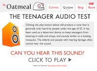 The Oatmeal - The (Flawed) Teenager Audio Test