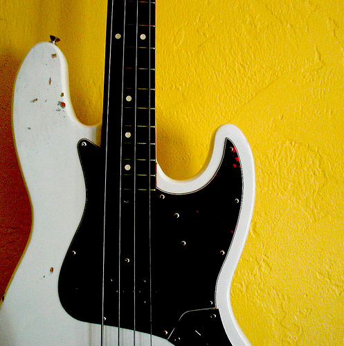 The Fender Jazz (or 'J-') Bass  (Photo: cdsessums@Flickr)