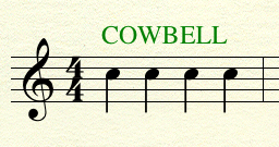 Example 2. Cowbell/Agogo Bell 
