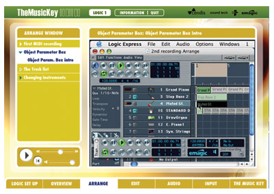 The Music Key learning software