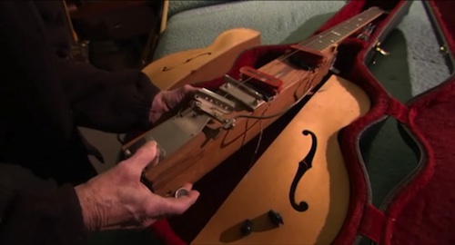 The original Les Paul guitar: 'The Log' (Photo: shannonpatrick17@Flickr)