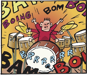 Don't be the overly loud drummer, oblivious to the band