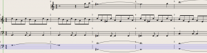 Frequency Basica: Revised Score - note the improved octave spread