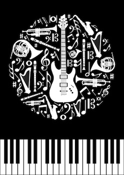 Play guitar and piano by ear