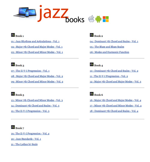 DLP Core Music Books Teach Jazz Online