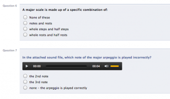 Instrument Lesson Quiz