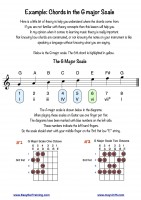 Finding the Six Chord in the major scale