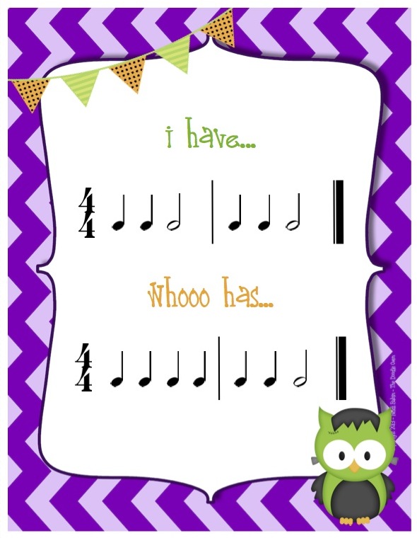 Halloween Ear Training Rhythm Game by Melody Payne 2