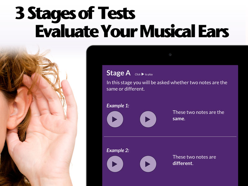 3 Stages of Tests Evaluate Your Musical Ears