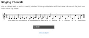 Singing Intervals