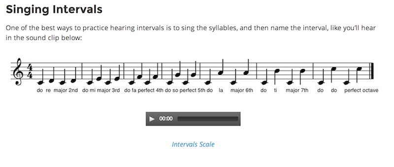 The Space Between: Hearing and Singing Intervals