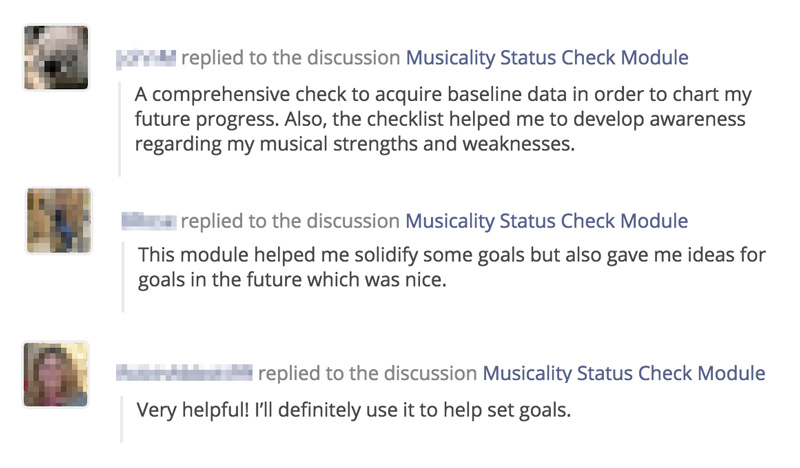 Musicality Status Check