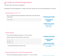 chord progressions ear training listen