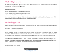 pitch ear training about