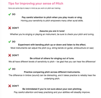 pitch ear training tips