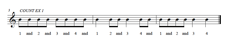 8th Note Rhythm Counting