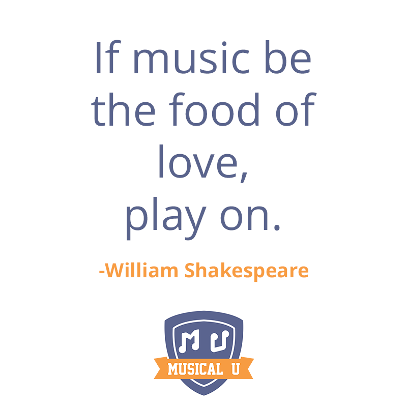 If Music be the food of love, play on
