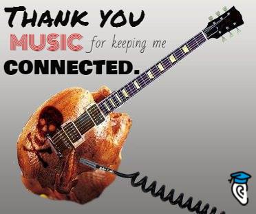 Thank you music for keeping me connected