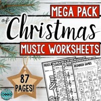 Christmas worksheets mega pack