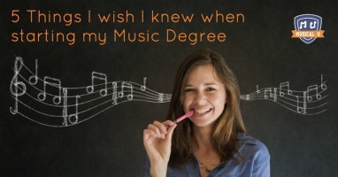 5 things I wish I knew music degree sm