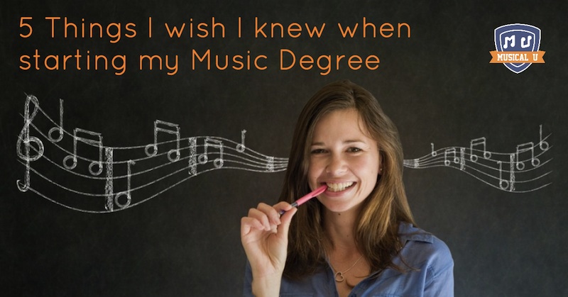 5 Things I wish I knew when starting my Music Degree