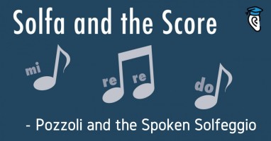 Pozzoli and the spoken solfeggio sm