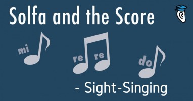 Solfa and the score sight-singing sm