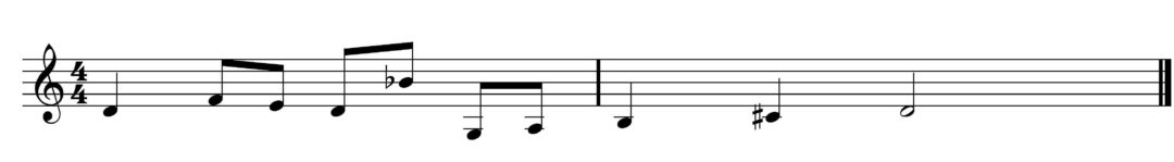 Ex 10 melodic minor