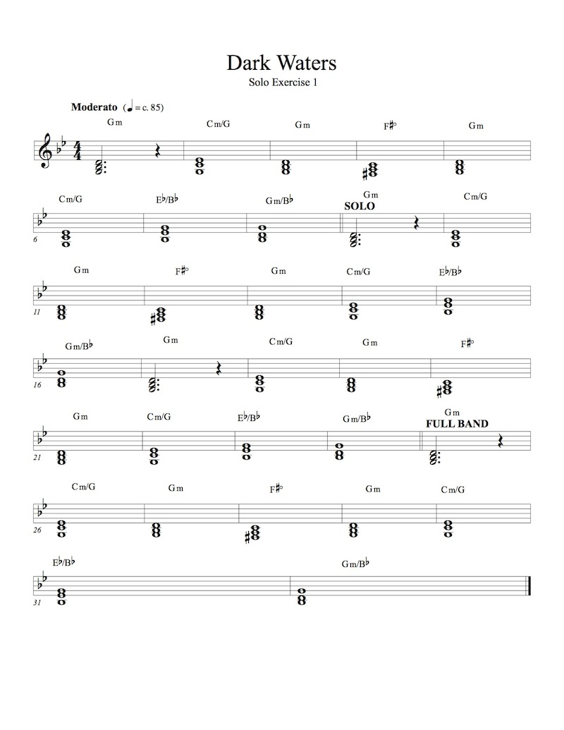 Rhythm solo exercise