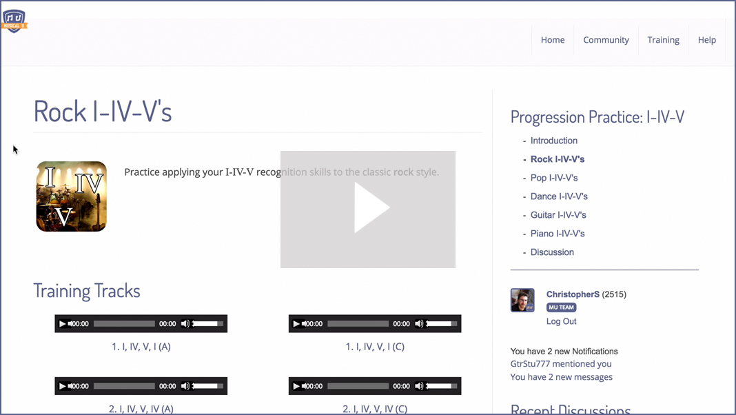 Module Preview - Progression Practice I-IV-V