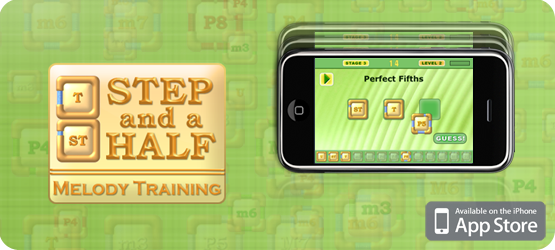 Step and a Half: Melody Training iOS app