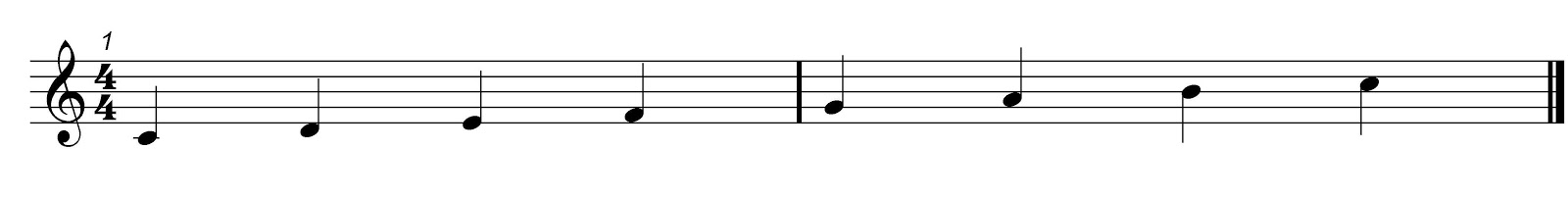 Ex 4 C Major Scale