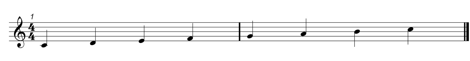 Ex 6 C Major Scale