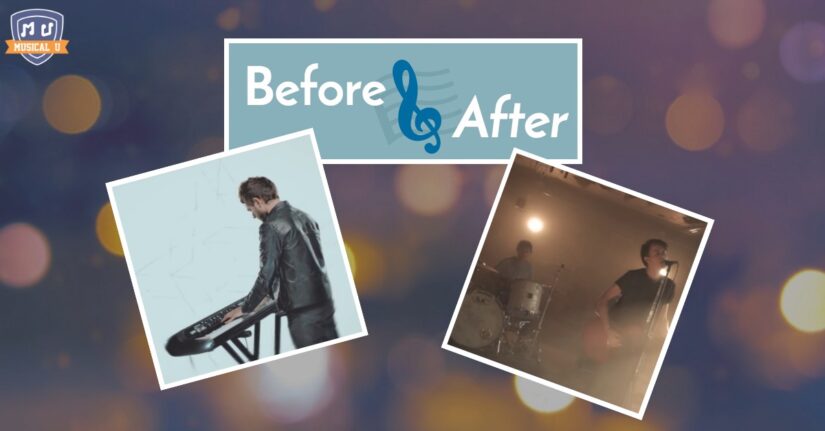 Before and After: Covering Zedd