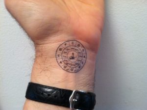 Press on Circle of Fifths Tattoo, from Sokolow Music