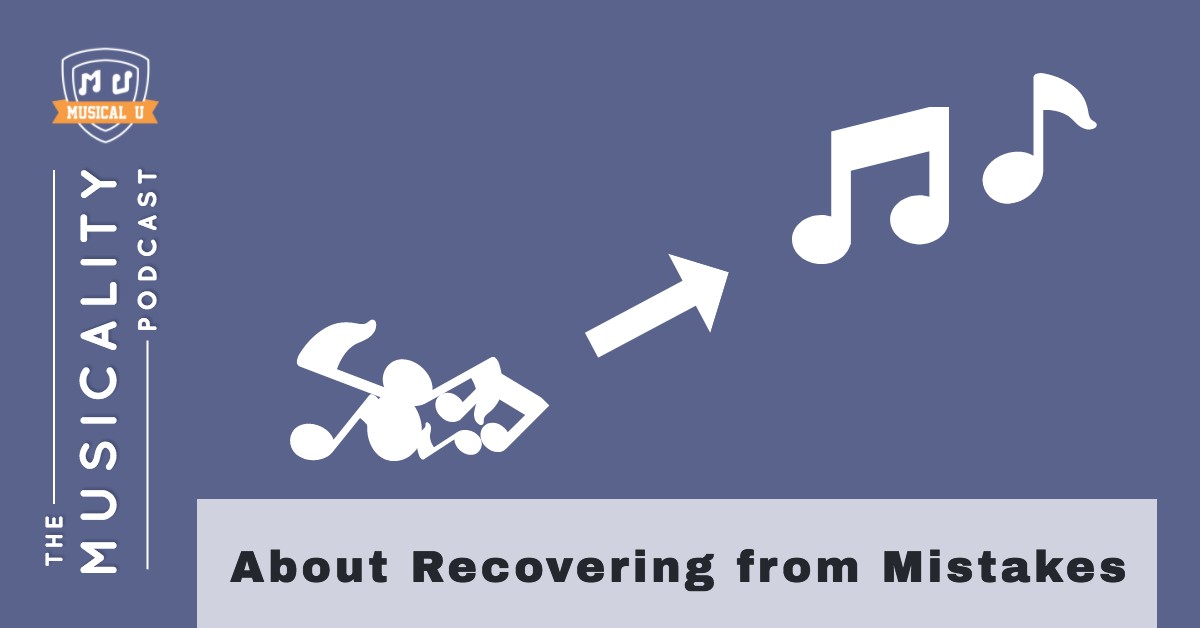 About recovering from mistakes when performing