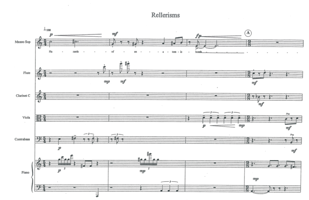 Rellerisms, a song created from text in a science textbook, for a song challenge