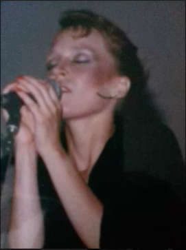 Diane Mozzone singing in the 80s